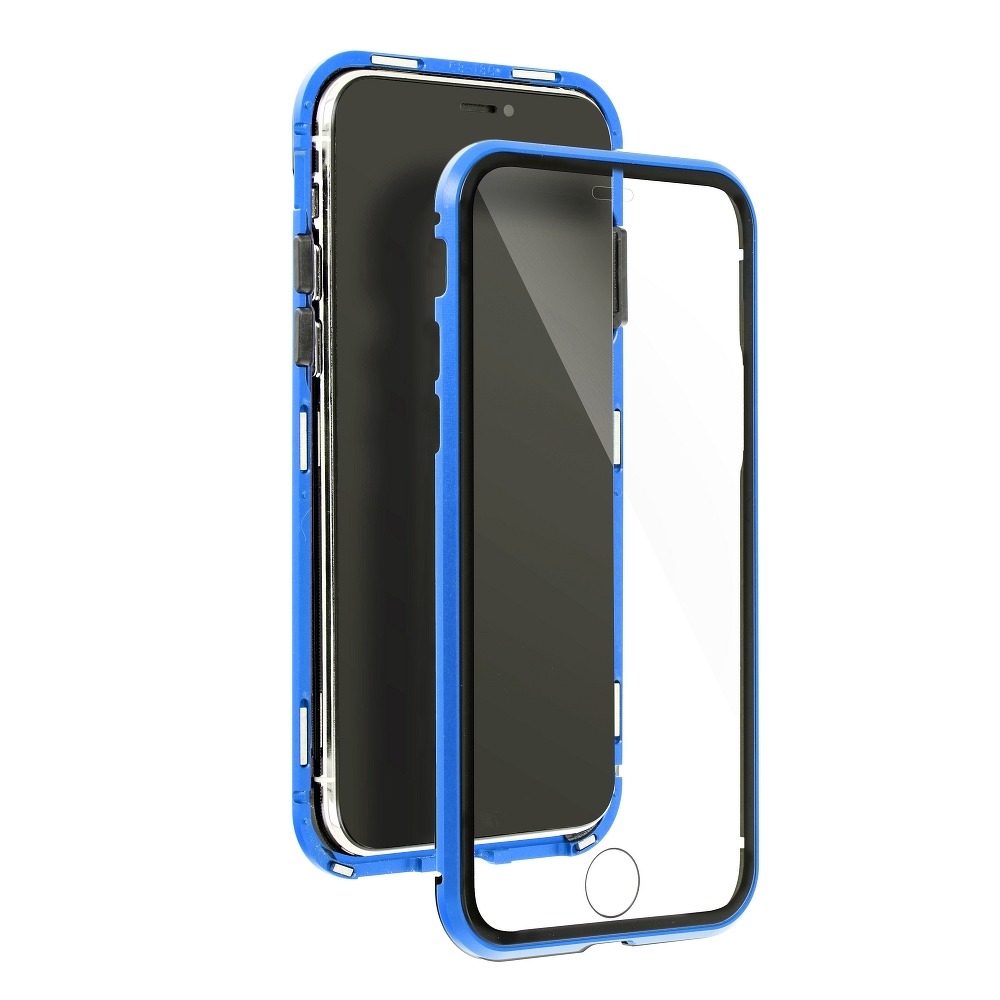 Pokrowiec Magnetic Case 360 niebieski Samsung s21