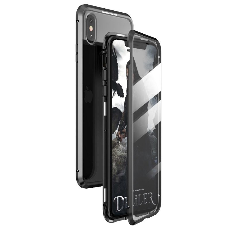Pokrowiec Magnetic Case 360 przeroczysty Apple iPhone 7 Plus / 5