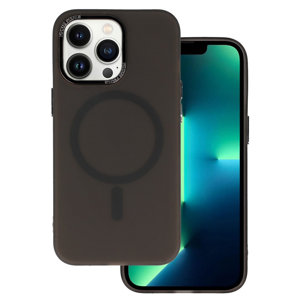 Pokrowiec Magnetic Frosted Case czarny Apple iPhone 11 Pro Max