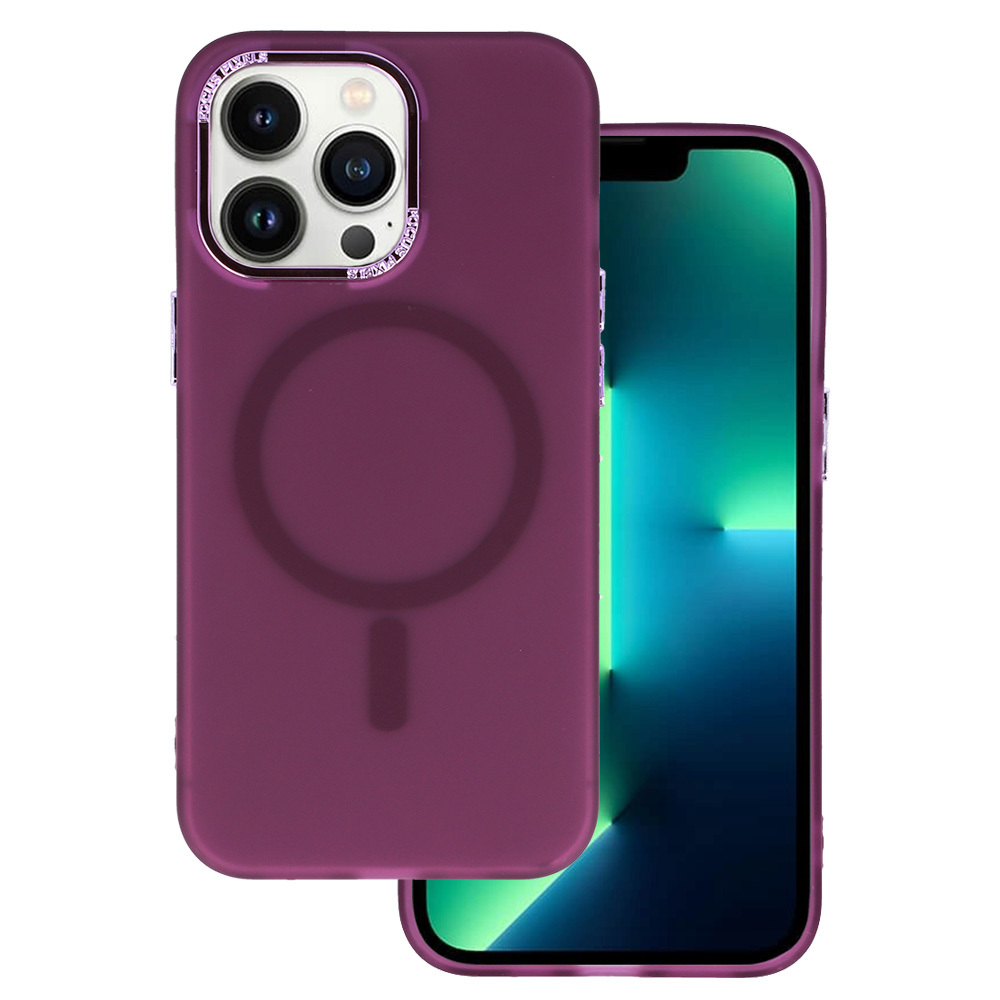 Pokrowiec Magnetic Frosted Case fioletowy Apple iPhone 11 Pro Max