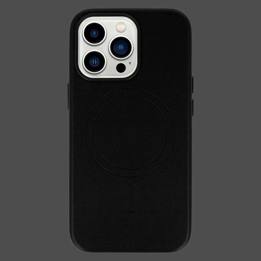 Pokrowiec MagSafe Leather Case czarny Apple iPhone 13 Pro / 7