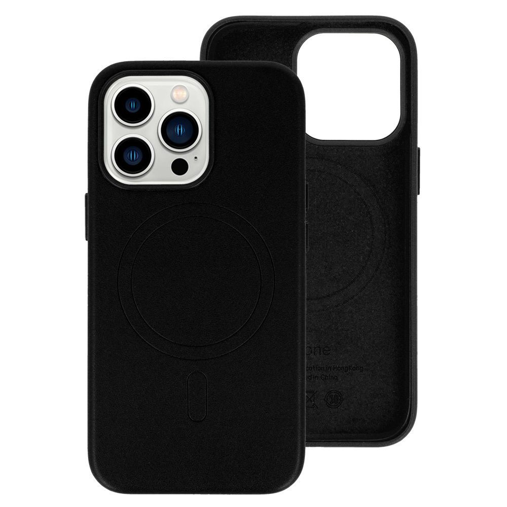 Pokrowiec MagSafe Leather Case czarny Apple iPhone 13