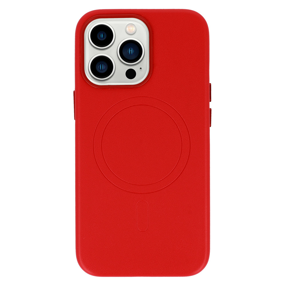 Pokrowiec MagSafe Leather Case czerwony Apple iPhone 13 Pro / 3