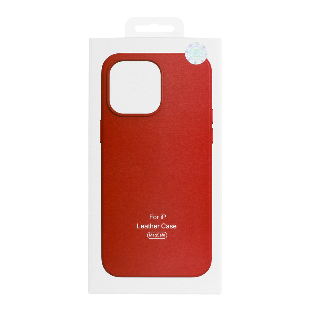 Pokrowiec MagSafe Leather Case czerwony Apple iPhone 13 / 9