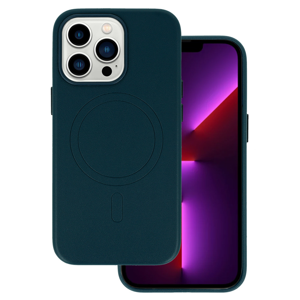 Pokrowiec MagSafe Leather Case granatowy Apple iPhone 14 / 2