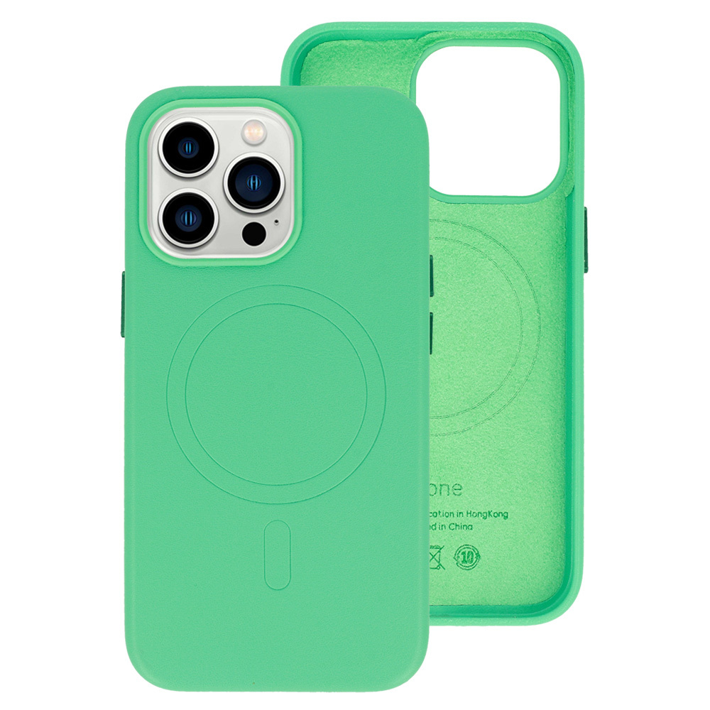 Pokrowiec MagSafe Leather Case miętowy Apple iPhone 14 Pro Max Pokrowiec MagSafe Leather Case miętowy Apple iPhone 14 Pro Max