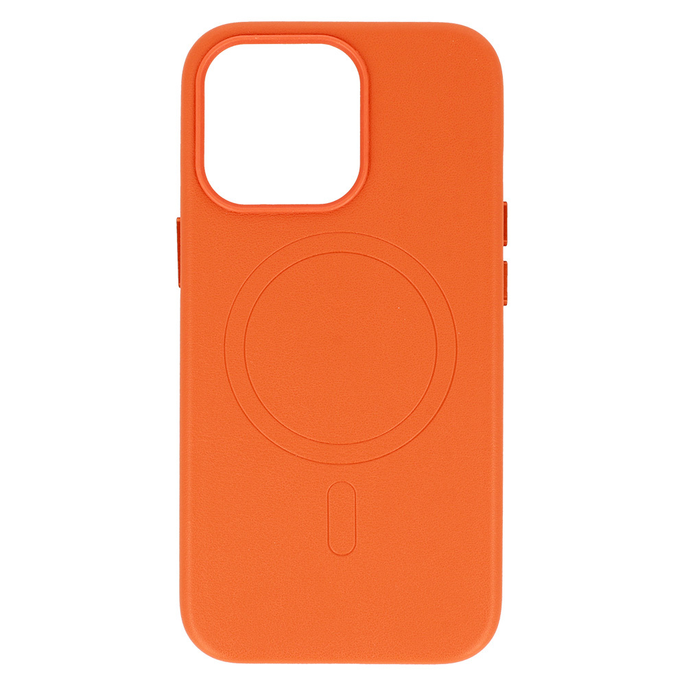 Pokrowiec MagSafe Leather Case pomaraczowy Apple iPhone 14 Pro / 5