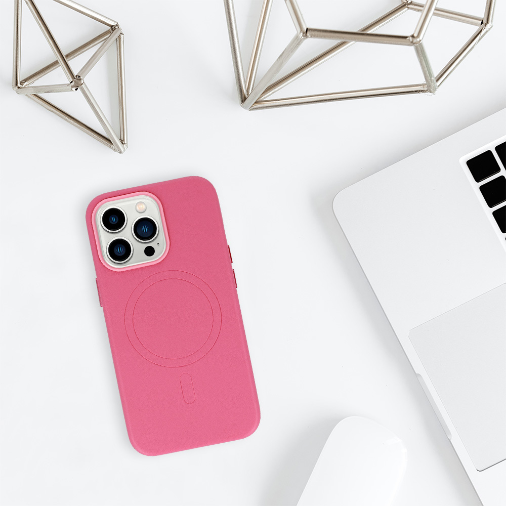 Pokrowiec MagSafe Leather Case r�owy Apple iPhone 14 / 8