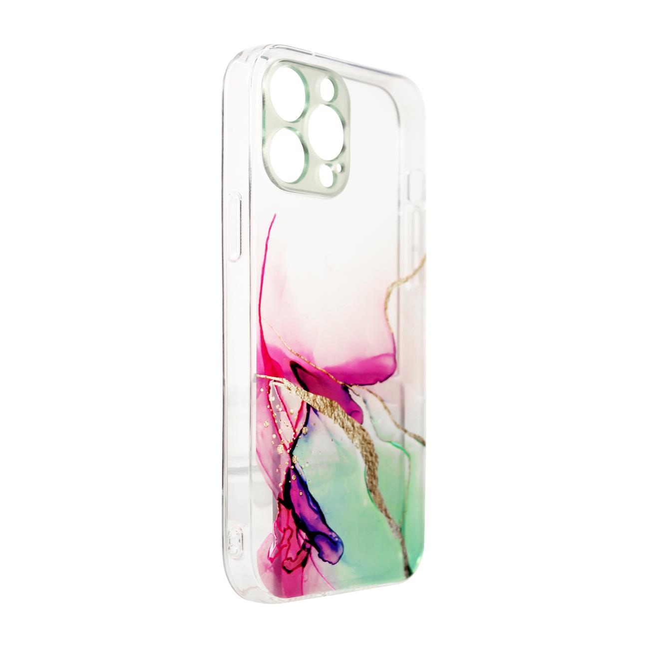 Pokrowiec Marble Case miętowy Apple iPhone 12 Pro / 2 Pokrowiec Marble Case miętowy Apple iPhone 12 Pro / 2