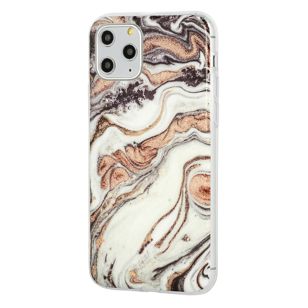 Pokrowiec Marble Glitter Case wzr 1 Apple iPhone 12 Mini / 3