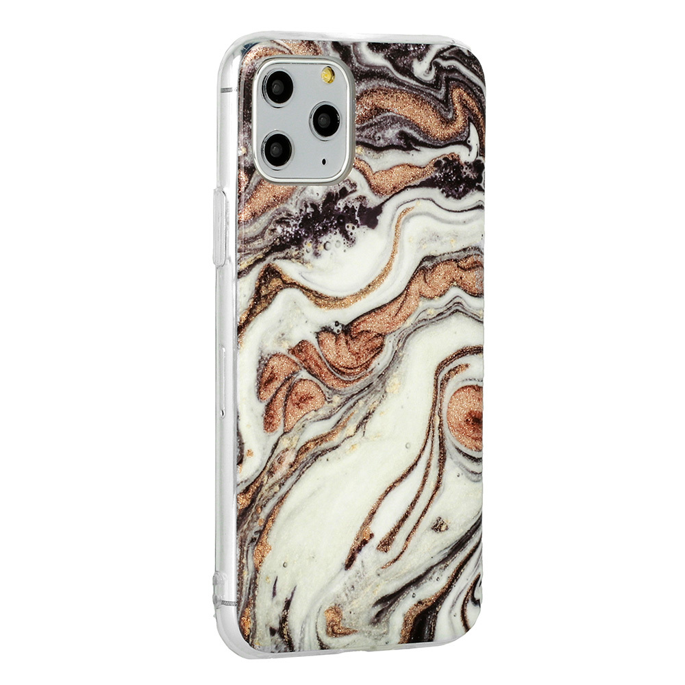 Pokrowiec Marble Glitter Case wzr 1 Apple iPhone 12 Mini / 4