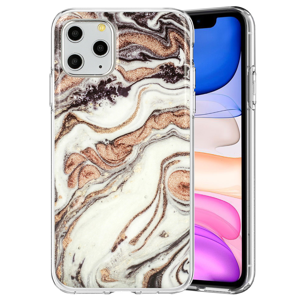 Pokrowiec Marble Glitter Case wzr 1 Apple iPhone 12 Pro