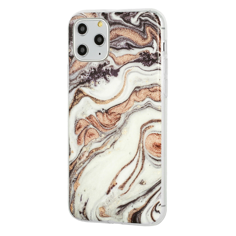 Pokrowiec Marble Glitter Case wz�r 1 Apple iPhone 12 Pro / 3