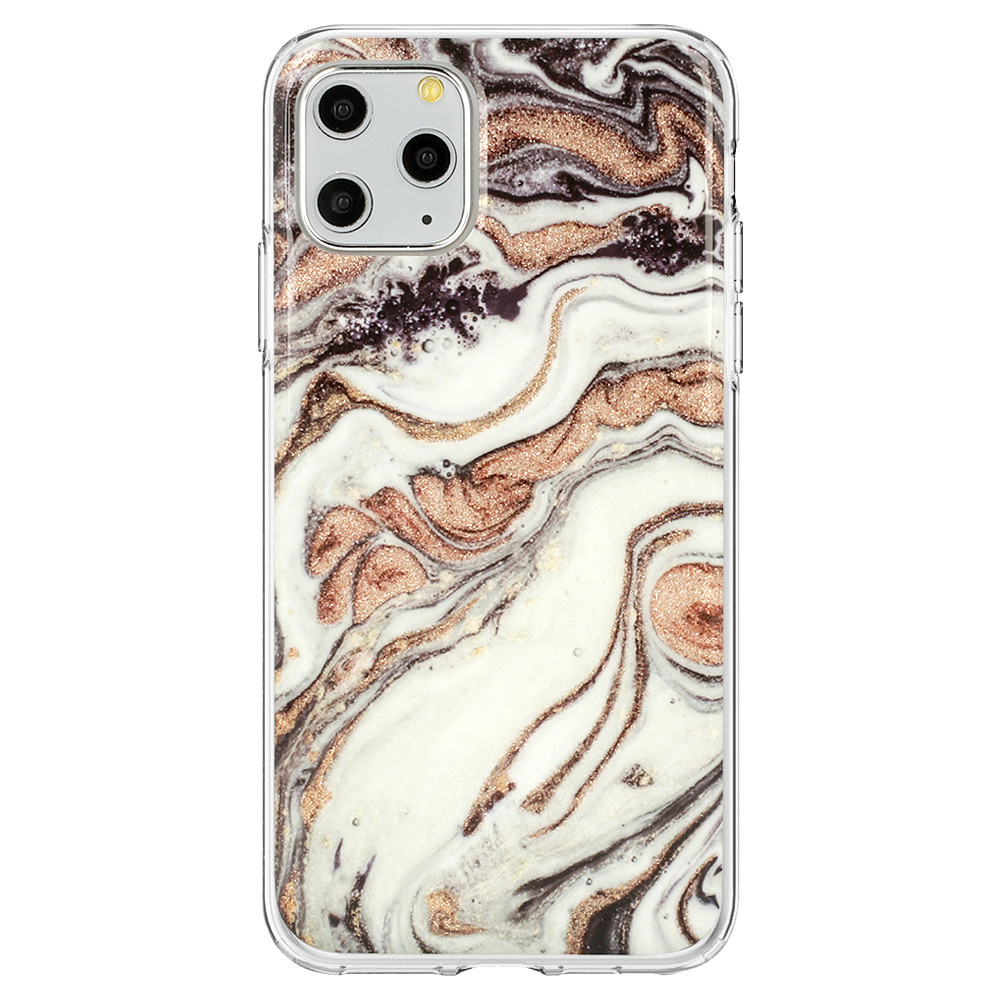 Pokrowiec Marble Glitter Case wz�r 1 Apple iPhone SE 2020 / 2