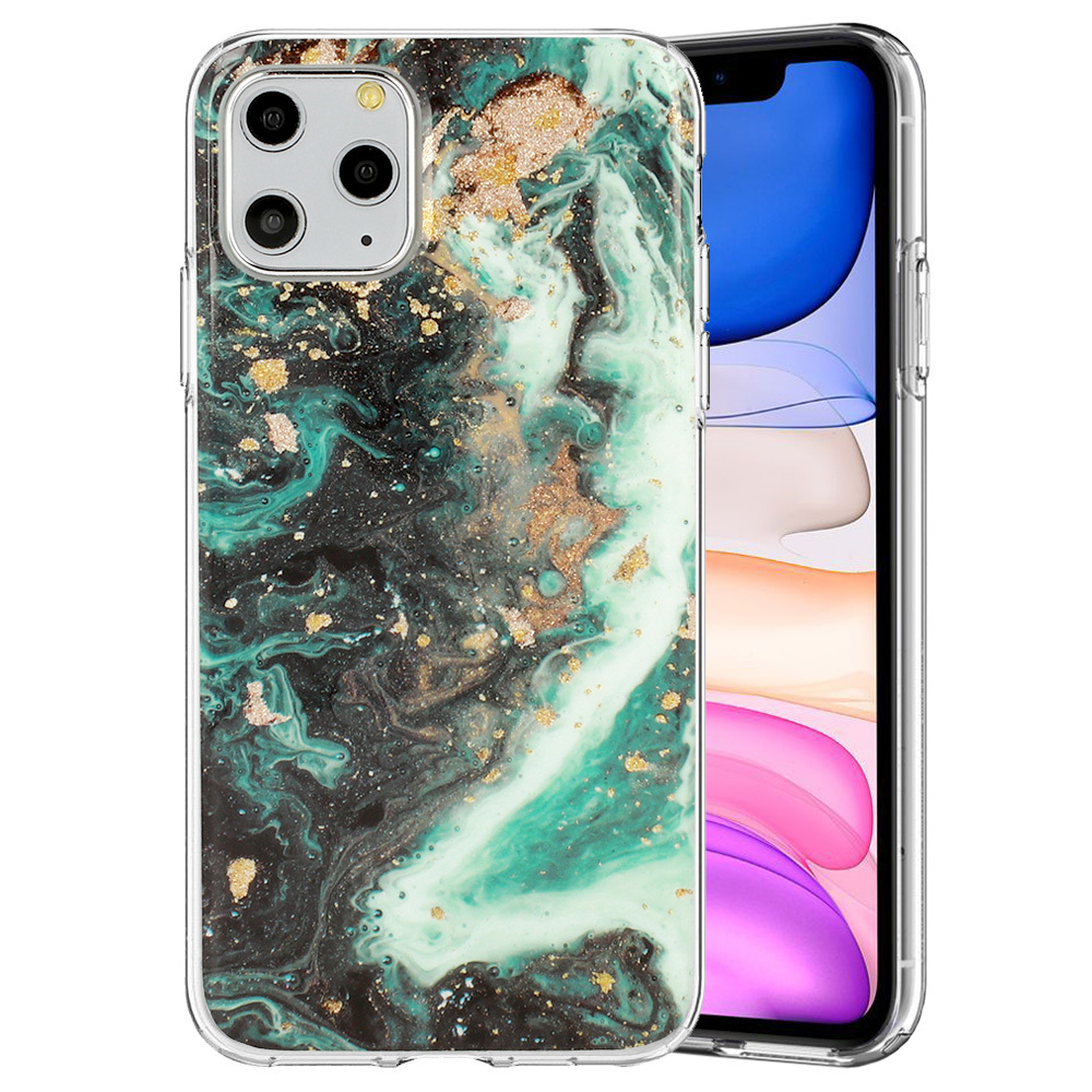 Pokrowiec Marble Glitter Case wz�r 4 Xiaomi Redmi Note 9S