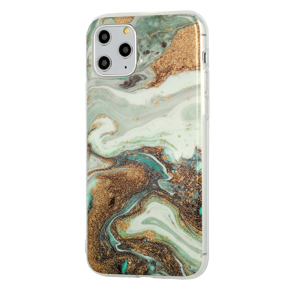 Pokrowiec Marble Glitter Case wz�r 5 Apple iPhone SE 2022 / 3