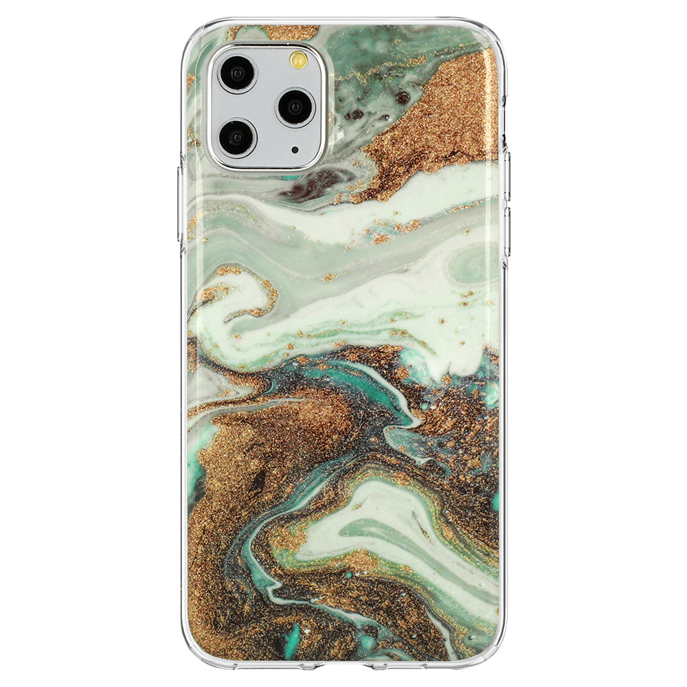 Pokrowiec Marble Glitter Case wz�r 5 Huawei Y6P / 2