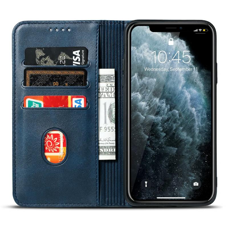 Pokrowiec Marva Wallet niebieski Samsung Galaxy A14 4G / 4