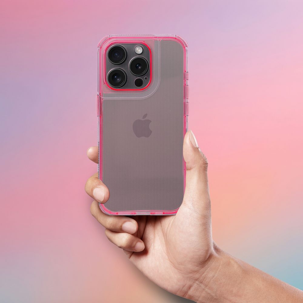 Pokrowiec Matrix Clear jasnor�owy Apple iPhone 14 / 5