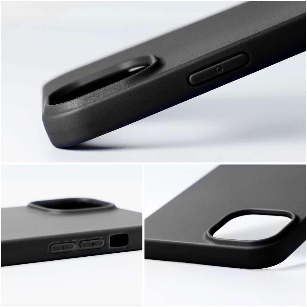 Pokrowiec MATT czarny Apple iPhone 12 Pro / 8 Pokrowiec MATT czarny Apple iPhone 12 Pro / 8