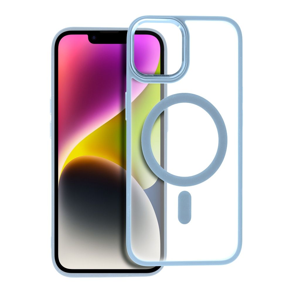 Pokrowiec Matte Mag Cover MagSafe niebieski Apple iPhone 14