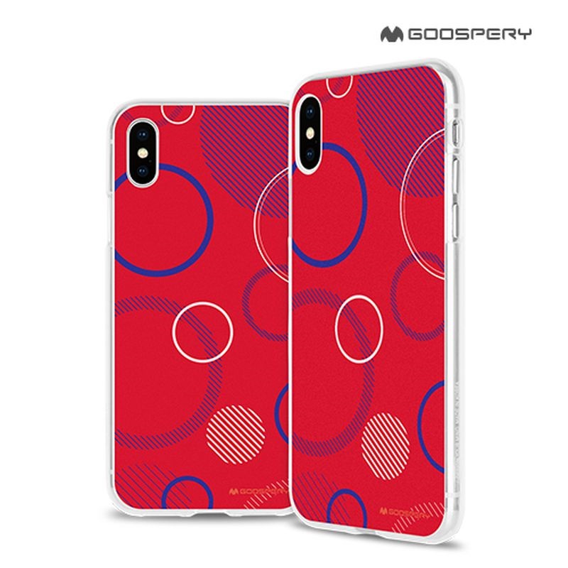 Pokrowiec Mercury DV Jelly Case czerwony Apple iPhone X / 2
