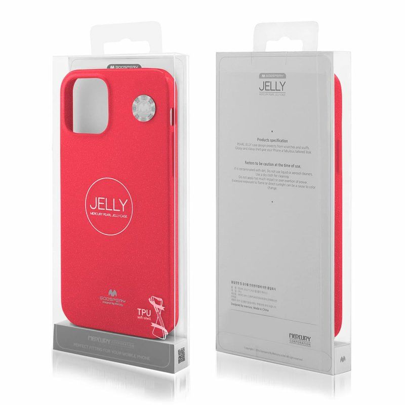 Pokrowiec Mercury Jelly Case rowy Apple iPhone 14 / 4
