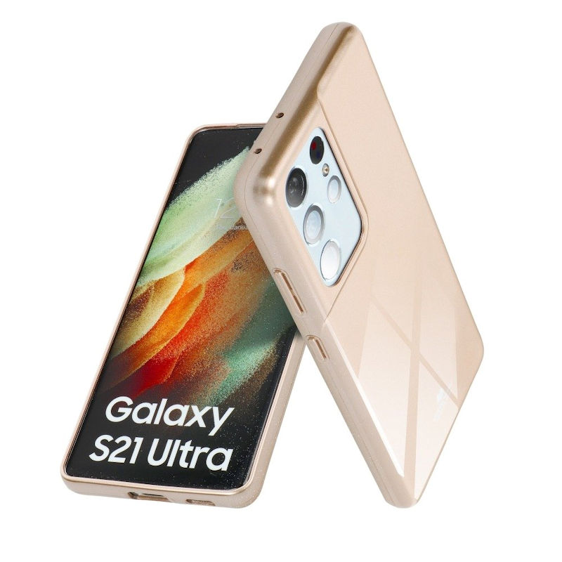 Pokrowiec Mercury Jelly Case zoty Samsung Galaxy S22 Ultra / 3