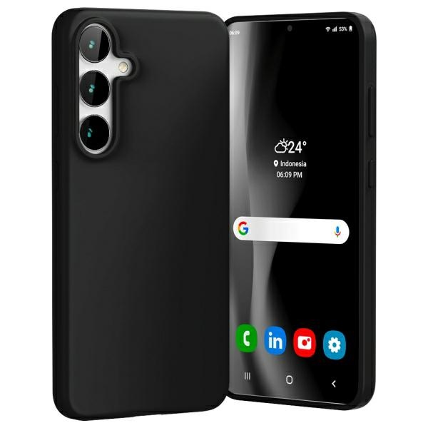 Pokrowiec Mercury Soft czarny Samsung Galaxy S24 FE