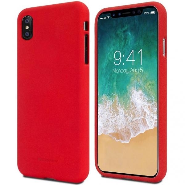 Pokrowiec Mercury Soft czerwony Apple iPhone XS Max