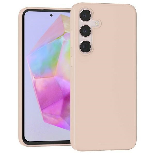 Pokrowiec Mercury Soft jasnoróżowy Samsung Galaxy A35 Pokrowiec Mercury Soft jasnoróżowy Samsung Galaxy A35