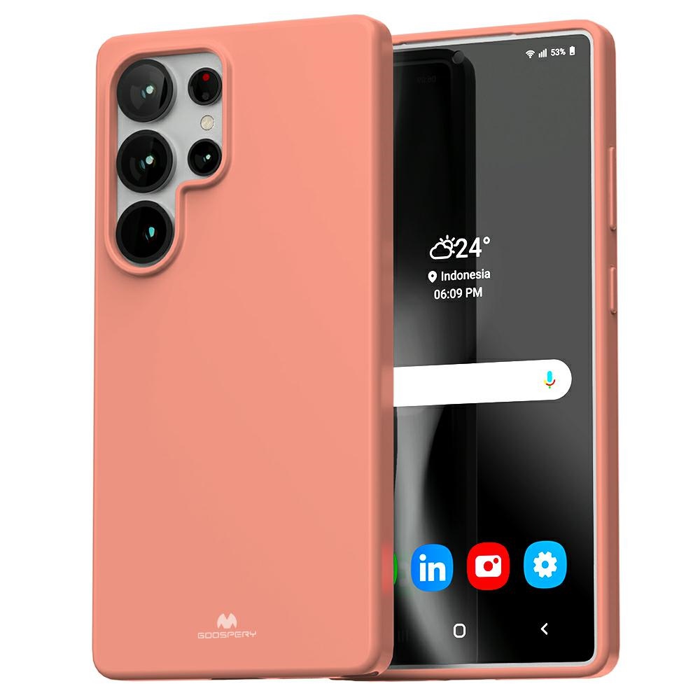 Pokrowiec Mercury Soft r�owy Samsung Galaxy S25 Ultra