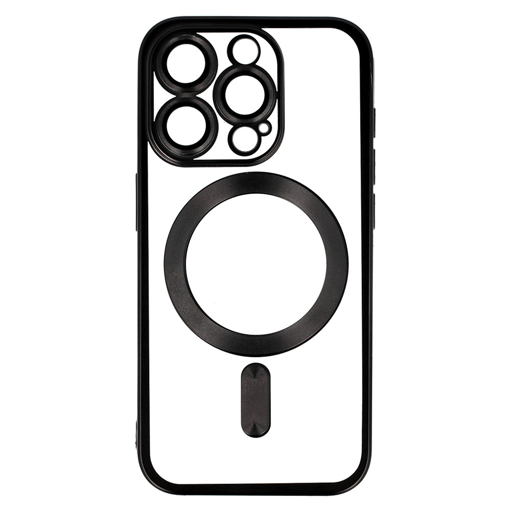 Pokrowiec Metallic Magsafe Case czarny Apple iPhone 15 / 4