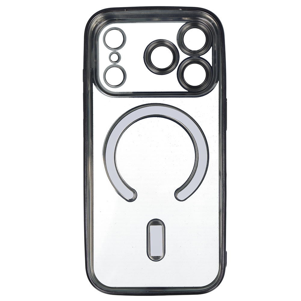 Pokrowiec Metallic Magsafe Case czarny Apple iPhone 17 Pro Max / 3