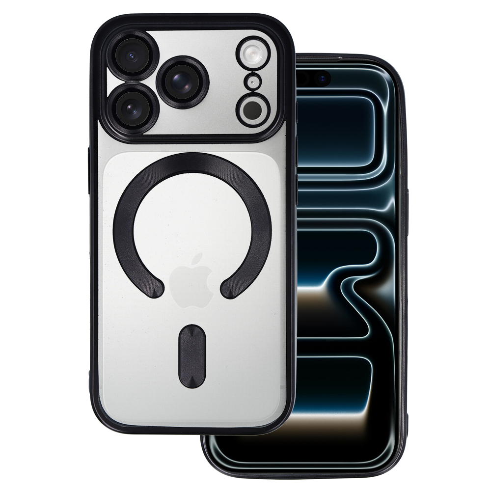 Pokrowiec Metallic Magsafe Case czarny Apple iPhone 17 Pro