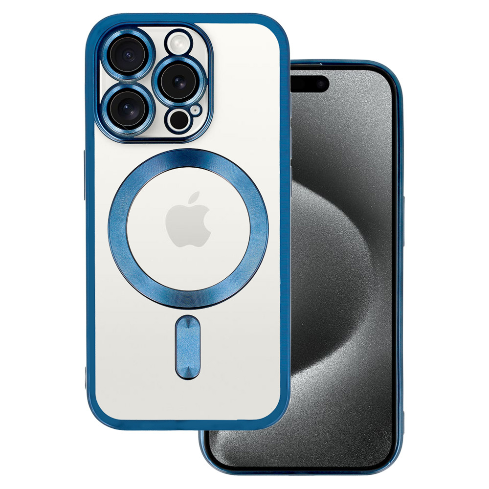 Pokrowiec Metallic Magsafe Case niebieski Apple iPhone 11 Pro Max
