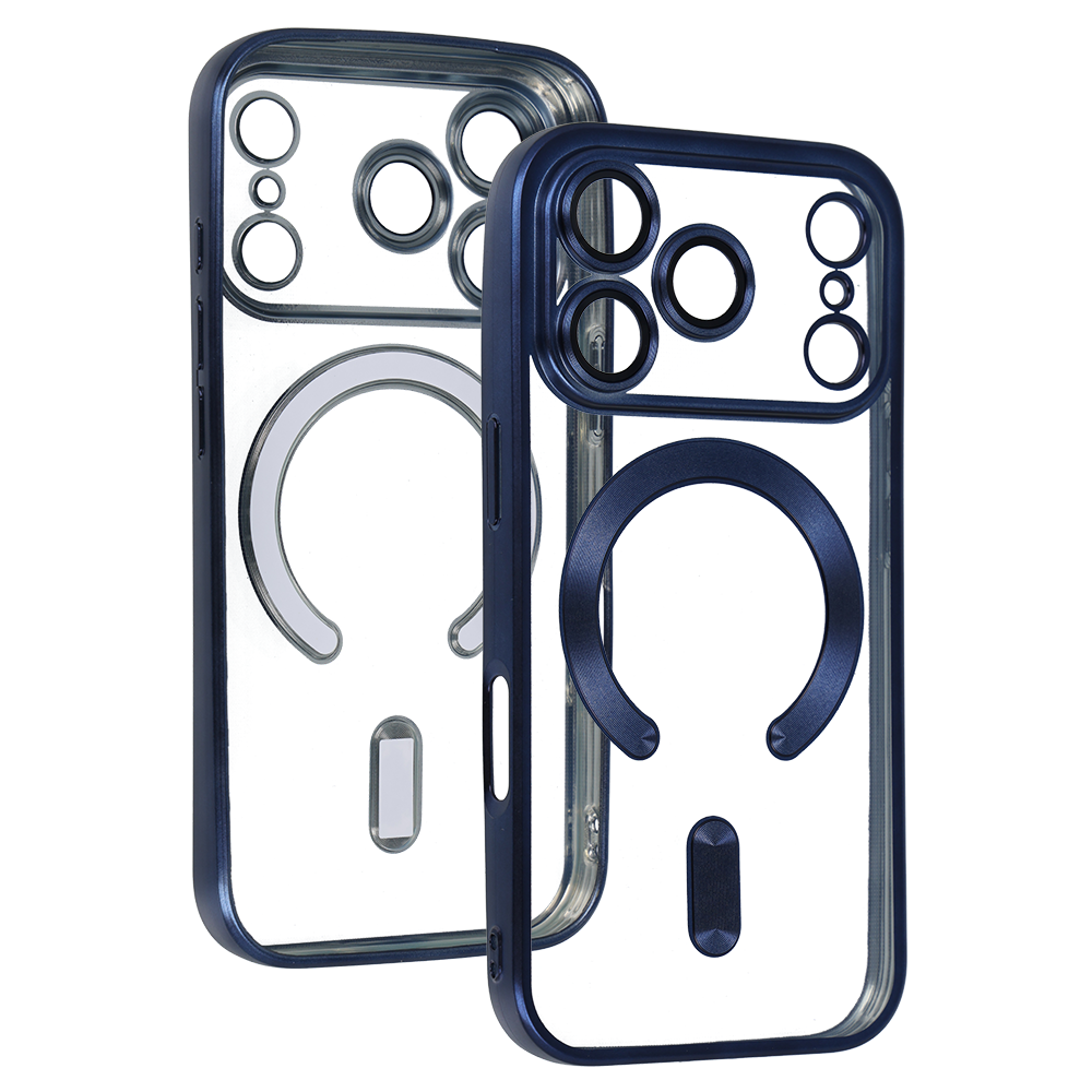 Pokrowiec Metallic Magsafe Case niebieski Apple iPhone 17 Pro Max / 4