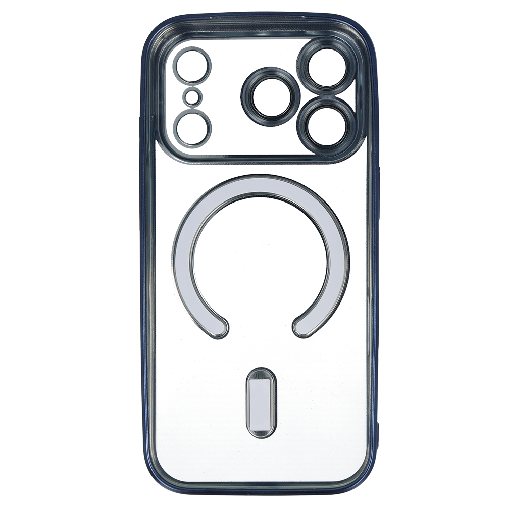 Pokrowiec Metallic Magsafe Case niebieski Apple iPhone 17 Pro / 3