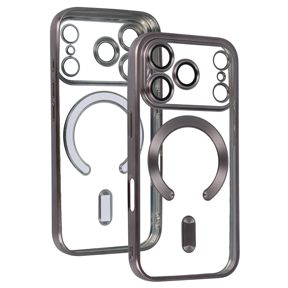 Pokrowiec Metallic Magsafe Case szary Apple iPhone 17 Pro Max / 4