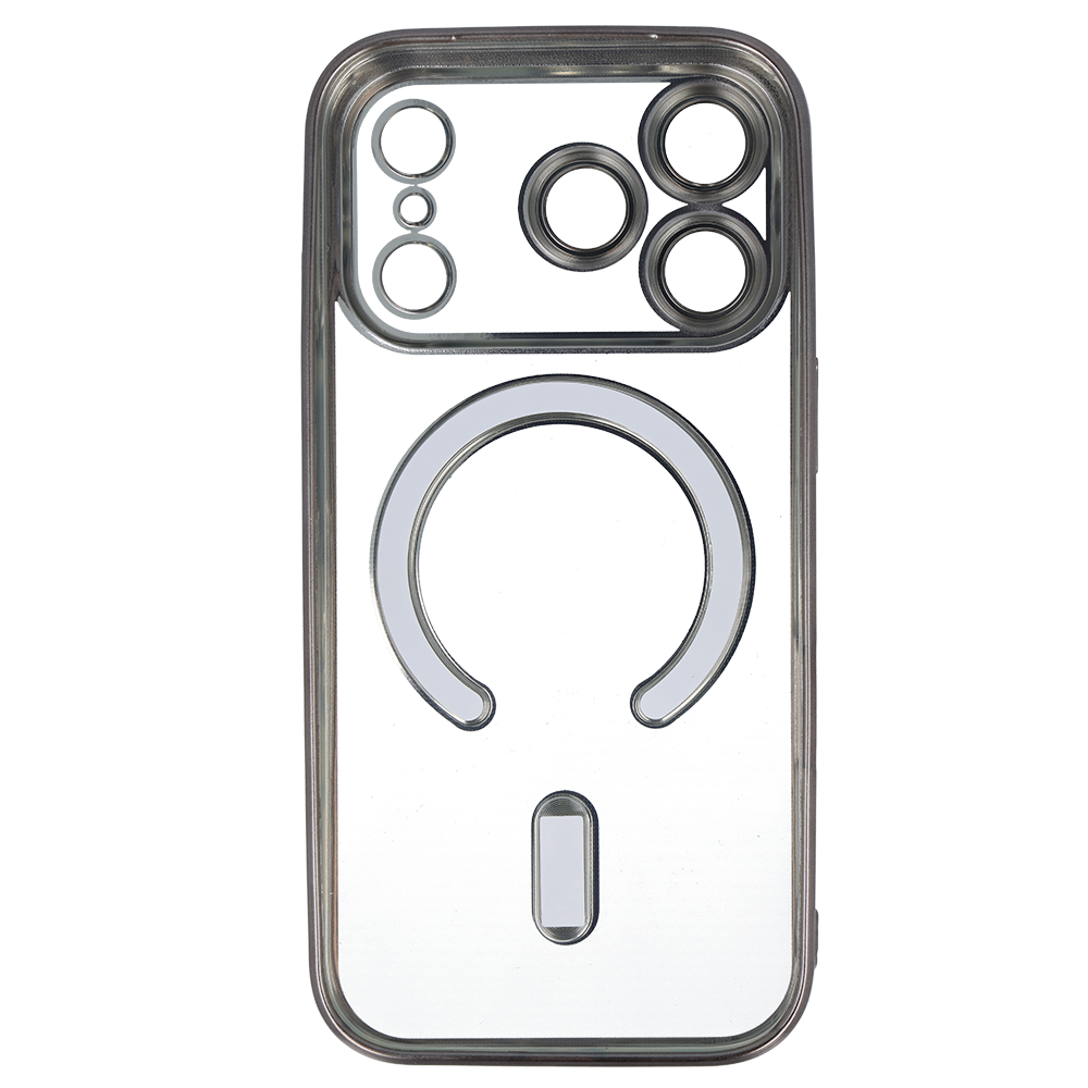 Pokrowiec Metallic Magsafe Case szary Apple iPhone 17 Pro / 3