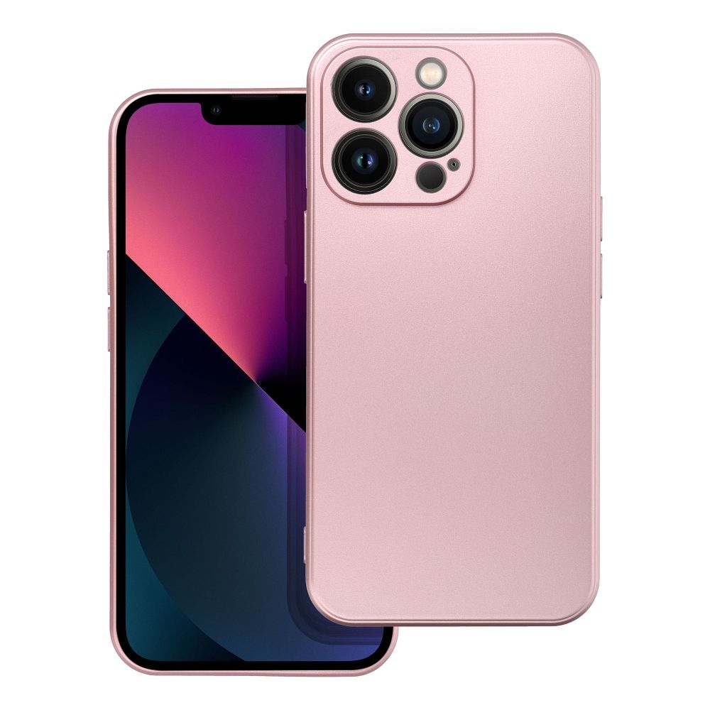 Pokrowiec Metallic różowy Apple iPhone 13 Pro Pokrowiec Metallic różowy Apple iPhone 13 Pro