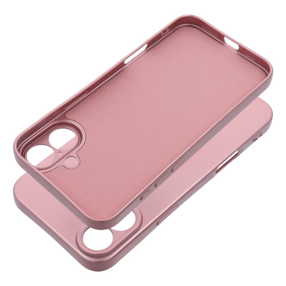 Pokrowiec Metallic różowy Apple iPhone 16 Plus / 9 Pokrowiec Metallic różowy Apple iPhone 16 Plus / 9