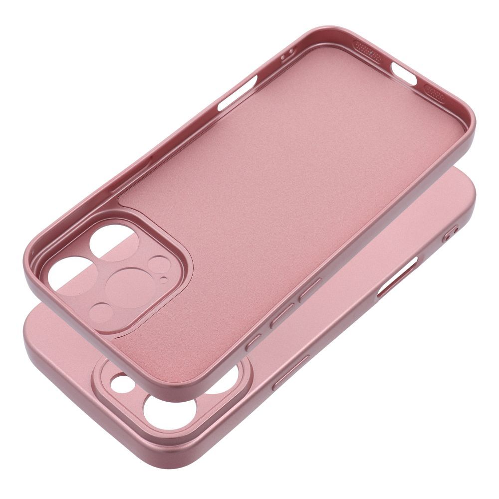 Pokrowiec Metallic różowy Apple iPhone 16 Pro Max / 9 Pokrowiec Metallic różowy Apple iPhone 16 Pro Max / 9