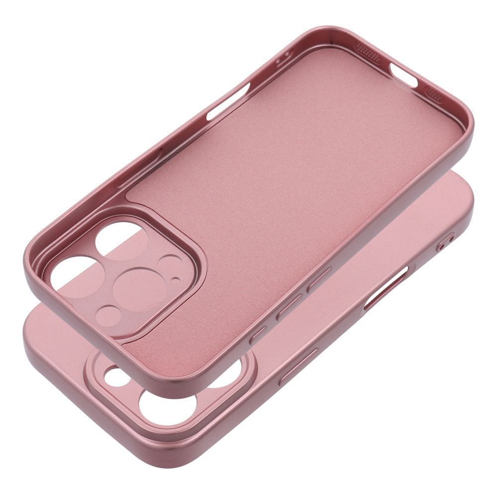 Pokrowiec Metallic różowy Apple iPhone 16 Pro / 10 Pokrowiec Metallic różowy Apple iPhone 16 Pro / 10