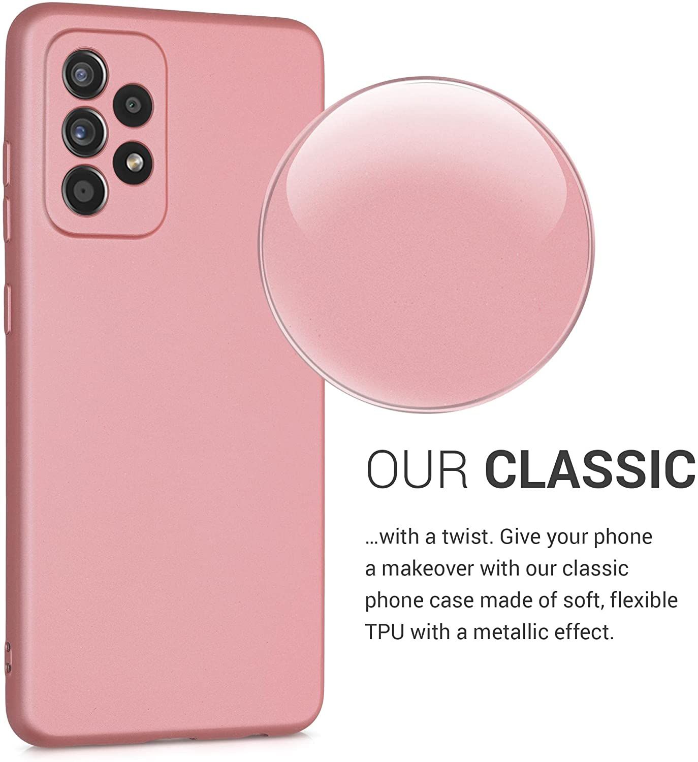 Pokrowiec Metallic różowy Samsung Galaxy S23 Plus / 3 Pokrowiec Metallic różowy Samsung Galaxy S23 Plus / 3