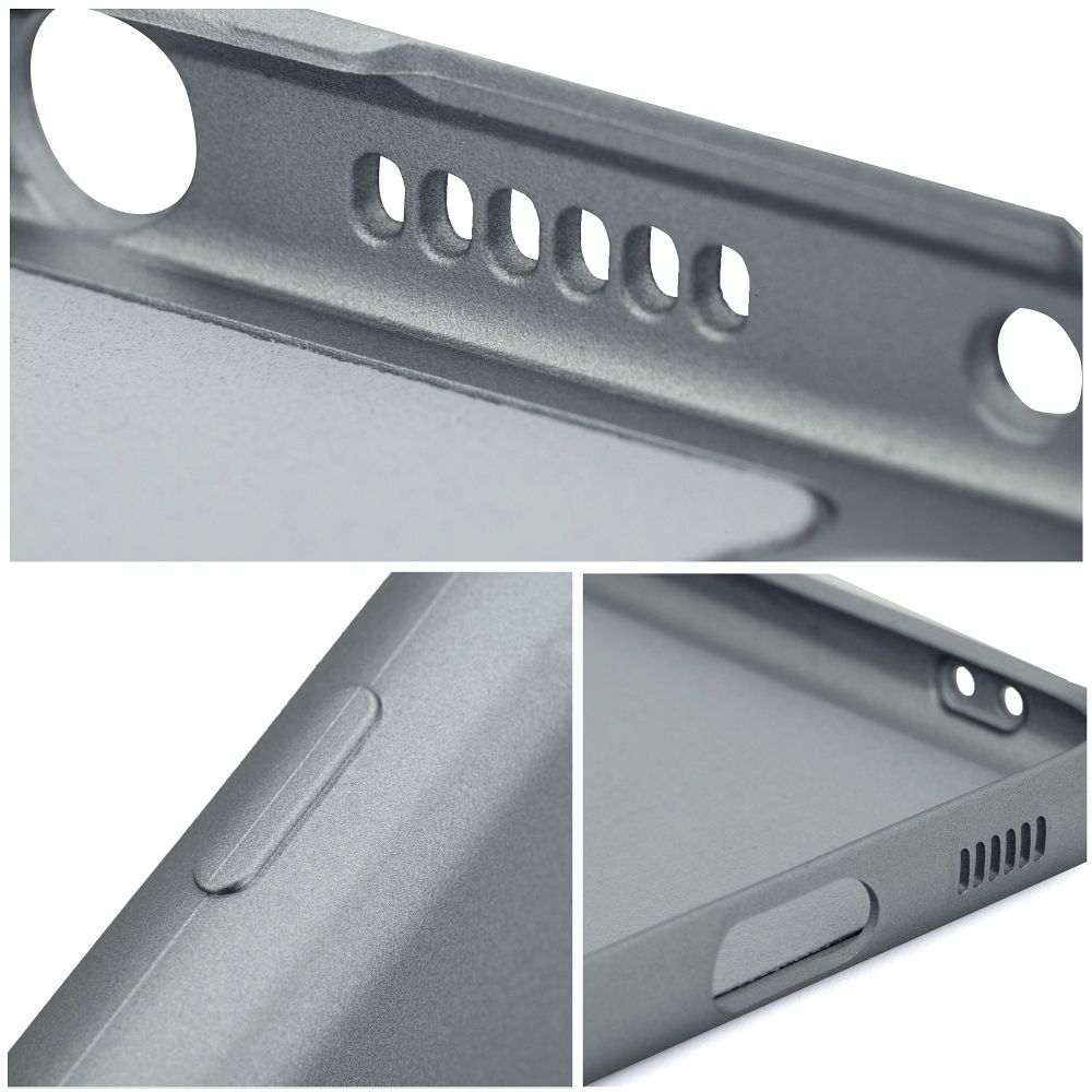Pokrowiec Metallic szary Apple iPhone 12 Pro / 5