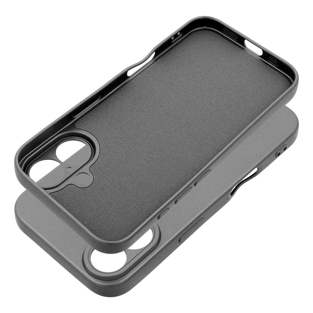 Pokrowiec Metallic szary Apple iPhone 16 / 9 Pokrowiec Metallic szary Apple iPhone 16 / 9