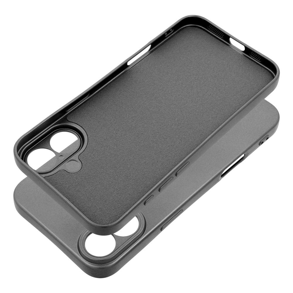 Pokrowiec Metallic szary Apple iPhone 16 Plus / 9