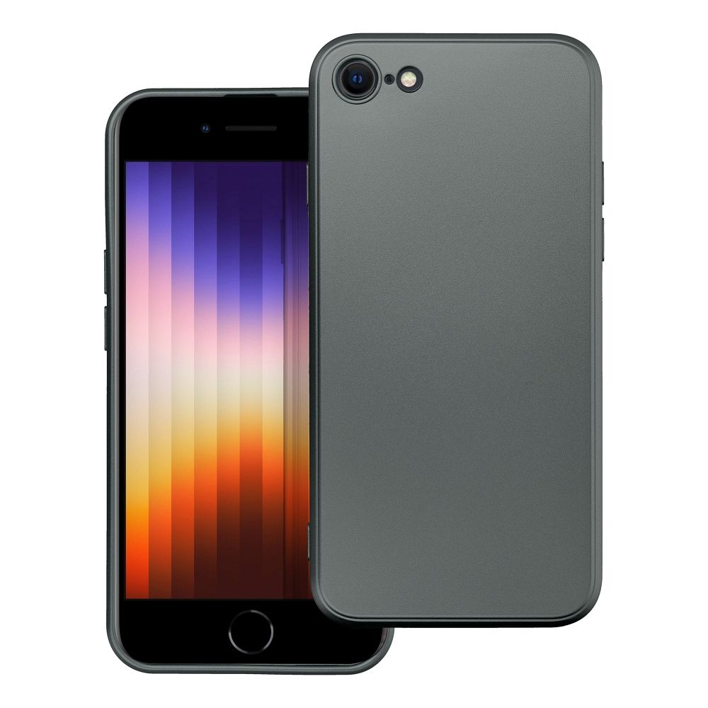 Pokrowiec Metallic szary Apple iPhone SE 2022
