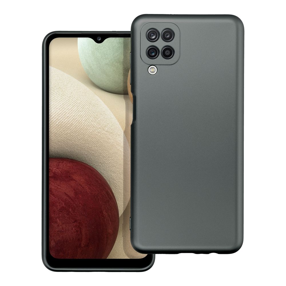 Pokrowiec Metallic szary Samsung Galaxy A12